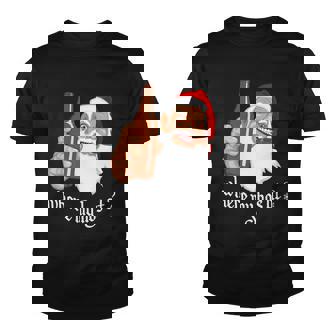Where My Hos At Christmas Tshirt Youth T-shirt - Monsterry