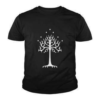 White Tree Of Gondor Youth T-shirt - Monsterry