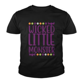Wicked Little Monster Halloween Quote Youth T-shirt - Monsterry