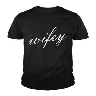 Wifey Logo Tshirt Youth T-shirt - Monsterry UK