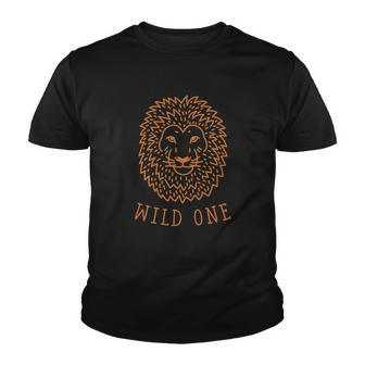 Wild One Lion Youth T-shirt - Monsterry UK