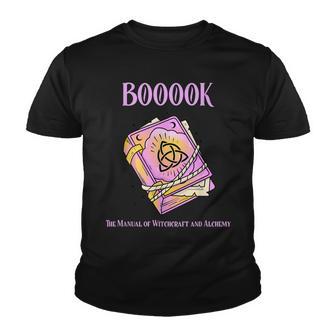 Witch Spell Book It’S Just A Bunch Of Hocus Pocus Youth T-shirt - Thegiftio UK