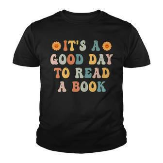 Womens Its Good Day To Read Book Funny Library Reading Lovers Youth T-shirt - Thegiftio UK