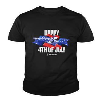 World Of Tanks Mvy For The 4Th Of July Youth T-shirt - Monsterry DE