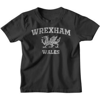 Wrexham Wales Retro Vintage Youth T-shirt - Thegiftio