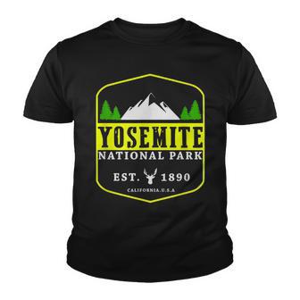 Yosemite Retro National Park Youth T-shirt - Thegiftio UK