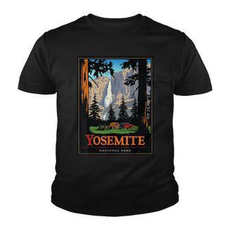 Yosemite Vintage National Park Youth T-shirt - Thegiftio UK