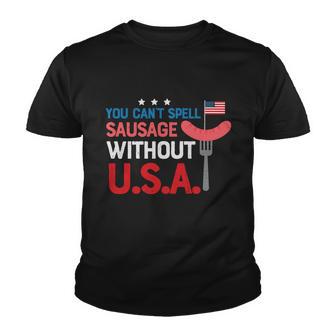 You Cant Spell Sausage Without Usa Plus Size Shirt For Men Women And Family Youth T-shirt - Monsterry AU