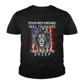 Your First Mistake Was Thinking I Was One Of The Sheep V2 Youth T-shirt - Monsterry AU