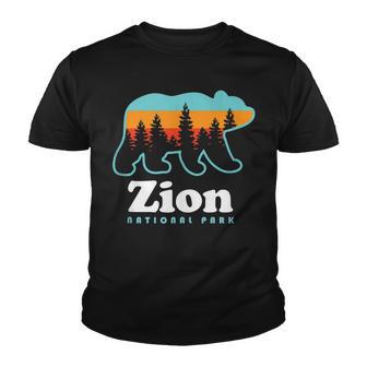 Zion National Park - Bear Zion National Park Youth T-shirt - Thegiftio UK