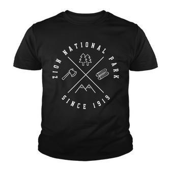 Zion National Park Utah Gifts Souvenir Ut Youth T-shirt - Thegiftio UK
