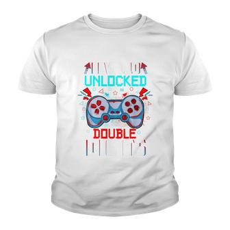 10Th Birthday Gift For Boys Double Digits 10 Year Old Gifts Gamer Gift Youth T-shirt - Monsterry