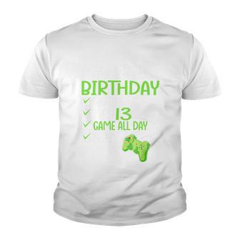 13Th Perfect Birthday Boys Gaming 13 Years Old Gifts Gamer T Youth T-shirt - Monsterry UK