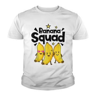 Banana Squad Funny Men Women Boys Vegan Fruit Food Lovers Youth T-shirt - Thegiftio UK