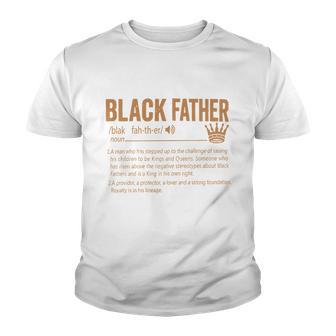 Black Father The Man The Myth The Legend Blackfather Dad Daddy Grandpa Grandfath Youth T-shirt - Thegiftio UK