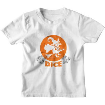 Bunco Throw The Dice Witches Bunco Game Halloween Youth T-shirt - Thegiftio UK