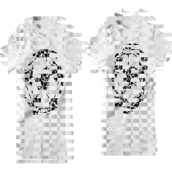 Cool Colorful Soccer Ball Happy Dot Day Football Dot Day Youth T-shirt - Thegiftio UK
