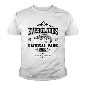 Cool Design National Park Everglades Florida Youth T-shirt - Thegiftio UK