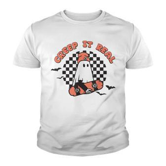 Creep It Real Funny Halloween Youth T-shirt - Seseable