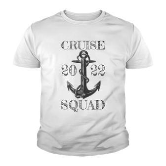 Cruise Squad 2022 For Vacation Party Trip Ship Holiday Youth T-shirt - Thegiftio UK