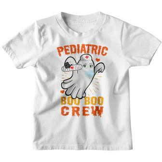 Cute Ghost Halloween Pediatric Nurse Boo-Boo-Crew Youth T-shirt - Thegiftio UK