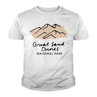 Family Vacation - Retro Great Sand Dunes National Park Youth T-shirt - Thegiftio UK