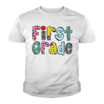 First Grade Girls Boys Teacher Team 1St Grade Squad Boy Girl V2 Youth T-shirt - Thegiftio UK