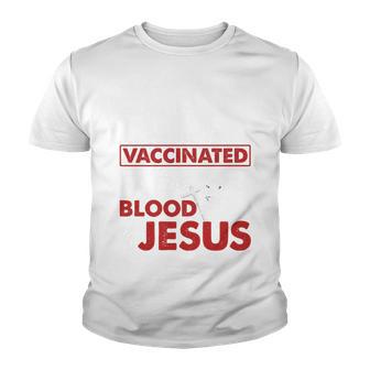 Fully Vaccinated By The Blood Of Jesus Lion God Christian 12 Tshirt Youth T-shirt - Monsterry UK