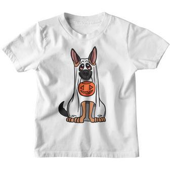 German Shepherd Halloween Begging For Treats Youth T-shirt - Thegiftio UK