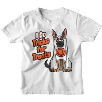 German Shepherd Halloween Costume I Do Tricks For Treats Youth T-shirt - Thegiftio UK