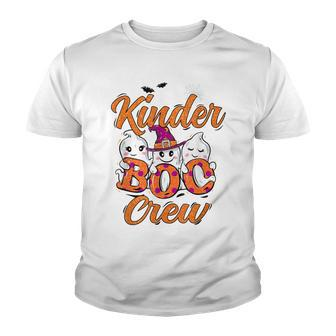 Halloween Costume For Kids Kinder Boo Crew Kindergarten Youth T-shirt - Seseable
