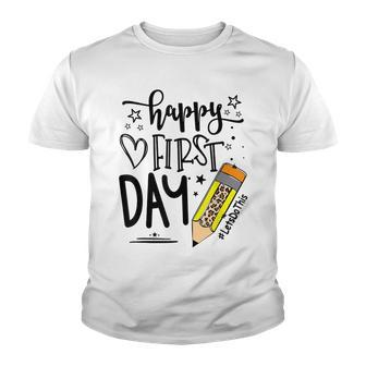 Happy First Day Let Do This Hashtag Back To School Youth T-shirt - Thegiftio UK