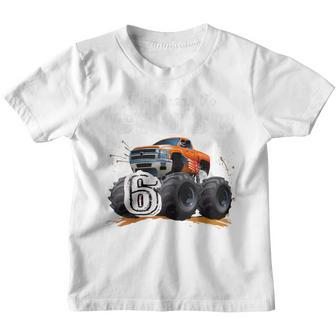 Im Ready To Crush 6 Monster Truck 6Th Birthday Gift Boys Youth T-shirt - Thegiftio