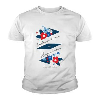Independence Is Happiness &8211 Susan B Anthony Youth T-shirt | Mazezy