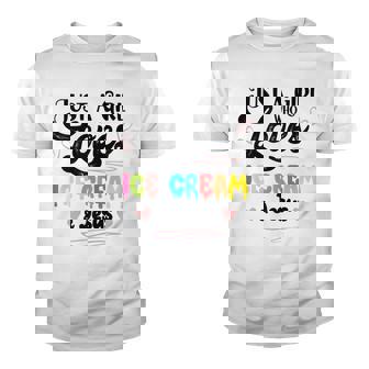 Just A Girl Who Loves Ice Cream And Jesus Ice Cream Lover Youth T-shirt - Thegiftio UK