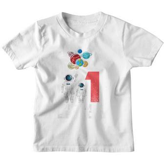 Kids 1 Years Old Gifts Its My 1St Birthday Boys Kids Astronaut Youth T-shirt - Thegiftio UK