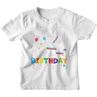Kids Four 4Yr 4Th Birthday Happy Birthday Boy 4 Years Old Youth T-shirt - Thegiftio UK