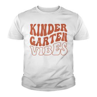 Kindergarten Vibes Back To School Teacher Girls Boys Toddler Youth T-shirt - Thegiftio UK