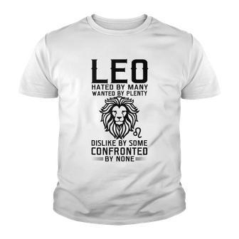 Lion Graphic Art July August Birthday Gifts Leo Zodiac Sign Youth T-shirt - Seseable