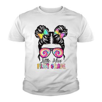 Little Miss First Grade Girls Back To School 1St Grade V4 Youth T-shirt - Thegiftio UK