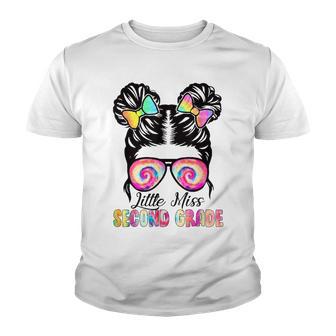 Little Miss Second Grade Girl Back To School 2Nd Grade V8 Youth T-shirt - Thegiftio UK