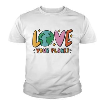 Love Your Planet Earth Day Youth T-shirt - Monsterry UK
