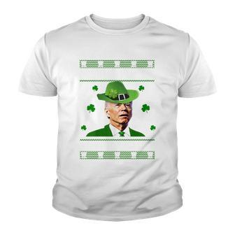 Merry 4Th Of St Patricks Day Funny Joe Biden Youth T-shirt - Monsterry DE
