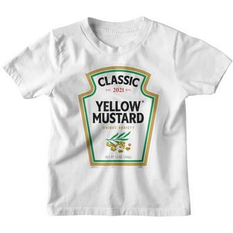 Mustard Ketchup Halloween 2021 Costume Matching Couple Mayo V2 Youth T-shirt - Thegiftio UK