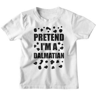 Pretend Im A Dalmatian Costume Halloween Diy Costume Gifts Youth T-shirt - Thegiftio UK
