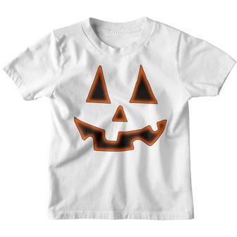 Pumpkin Halloween Shirts For Men Women Jack O Lantern Face Youth T-shirt - Thegiftio UK