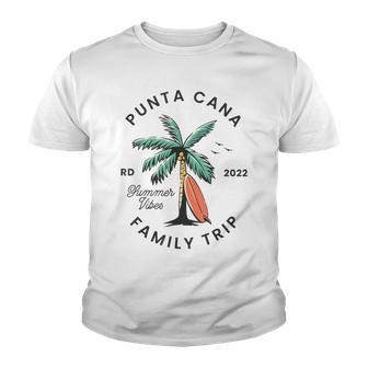 Punta Cana Family Vacation 2022 Matching Dominican Republic V2 Youth T-shirt - Thegiftio UK