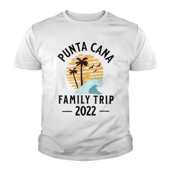 Punta Cana Family Vacation 2022 Matching Dominican Republic V4 Youth T-shirt - Thegiftio UK