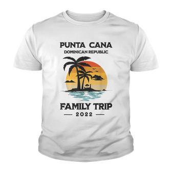 Punta Cana Family Vacation 2022 Matching Dominican Republic Youth T-shirt - Thegiftio UK