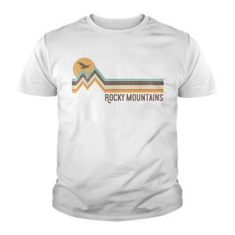 Rocky Mountain National Park 70S Retro Vintage Distressed Youth T-shirt - Thegiftio UK